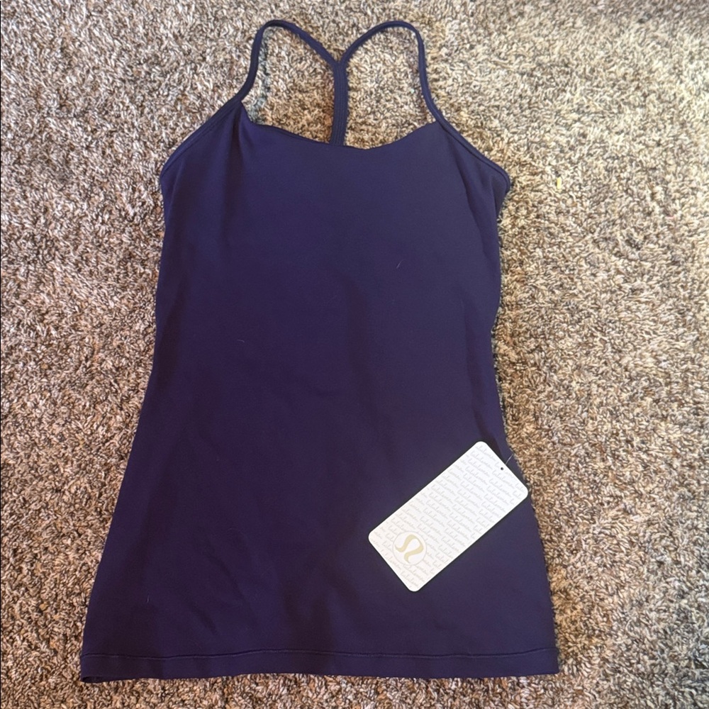 LULULEMON 6 Power Pose Tank Aeon Purple Size 6 NWT